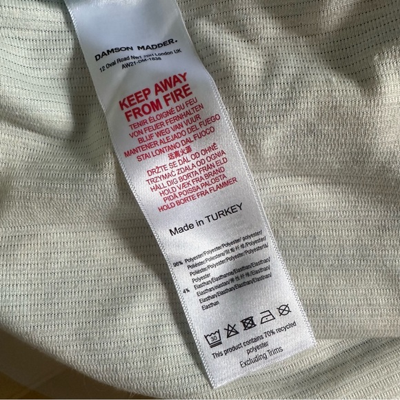 NWT UO Damson Madder Peggy Psychedelic Rib Top in Purple Multi sz 4 - Picture 12 of 12